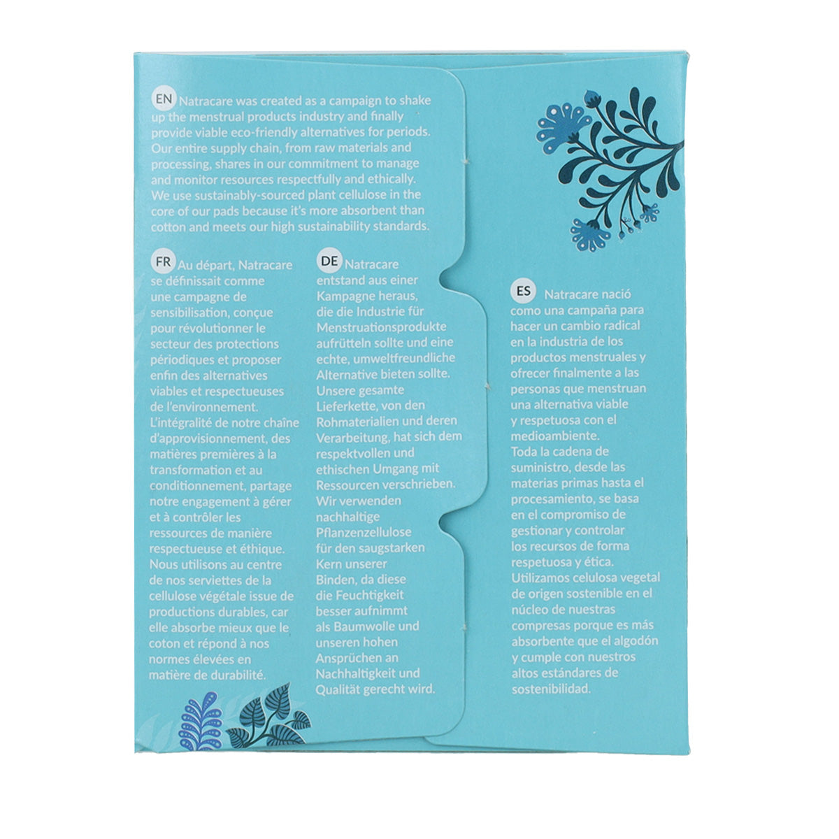 Compresa regular con alas bio Natracare 14 Uds
