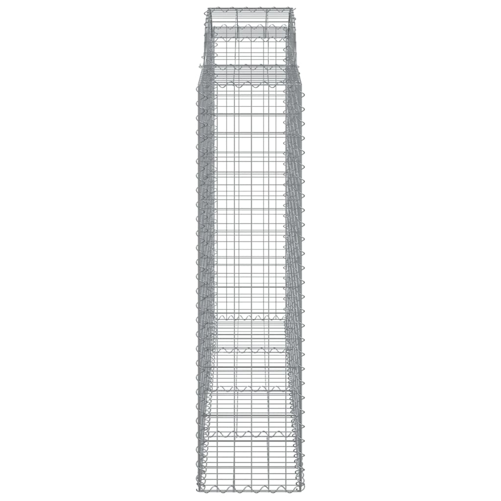 Cestas Gaviones 13 Uds Forma De Arco Hierro 200x50x160/180 Cm_4