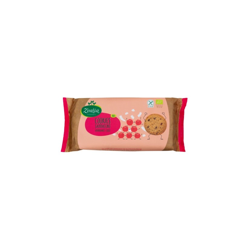 Cookies trigo sarraceno arándanos y coco BIO Zealia 130 g