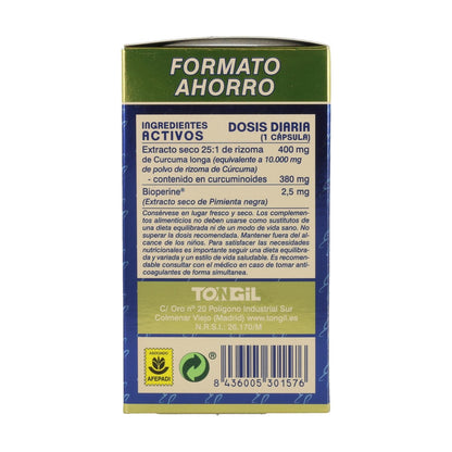 Pack 2x Estado Puro Cúrcuma Tongil Formato Ahorro 80 Cápsulas
