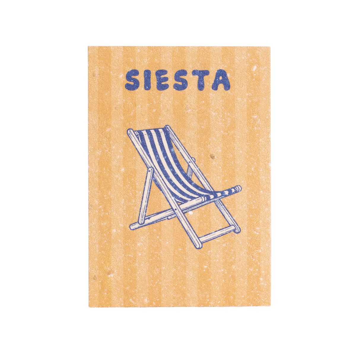 Postal Plantable Siesta Semillas de Tomate | Papel de Algodón Reciclado | Regalo Original - Resetea_0