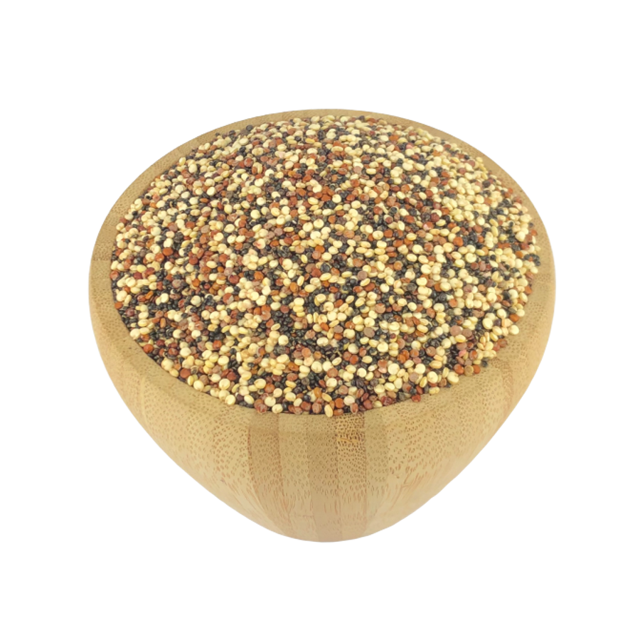 Quinoa Trio Blanca Roja Negra Orgánica Granel 25 Kg_0