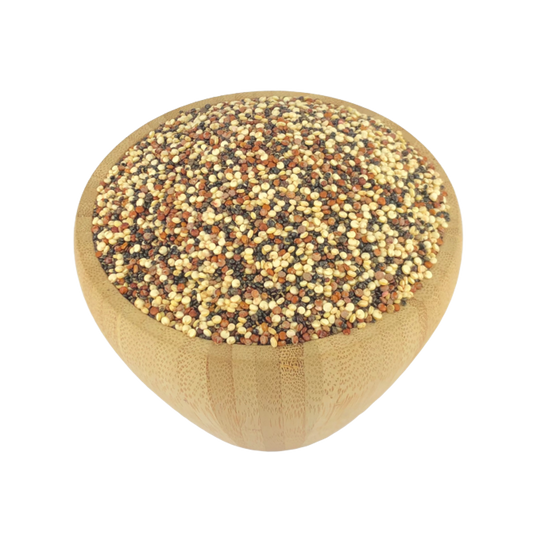 Quinoa Trio Blanca Roja Negra Orgánica Granel 25 Kg_0