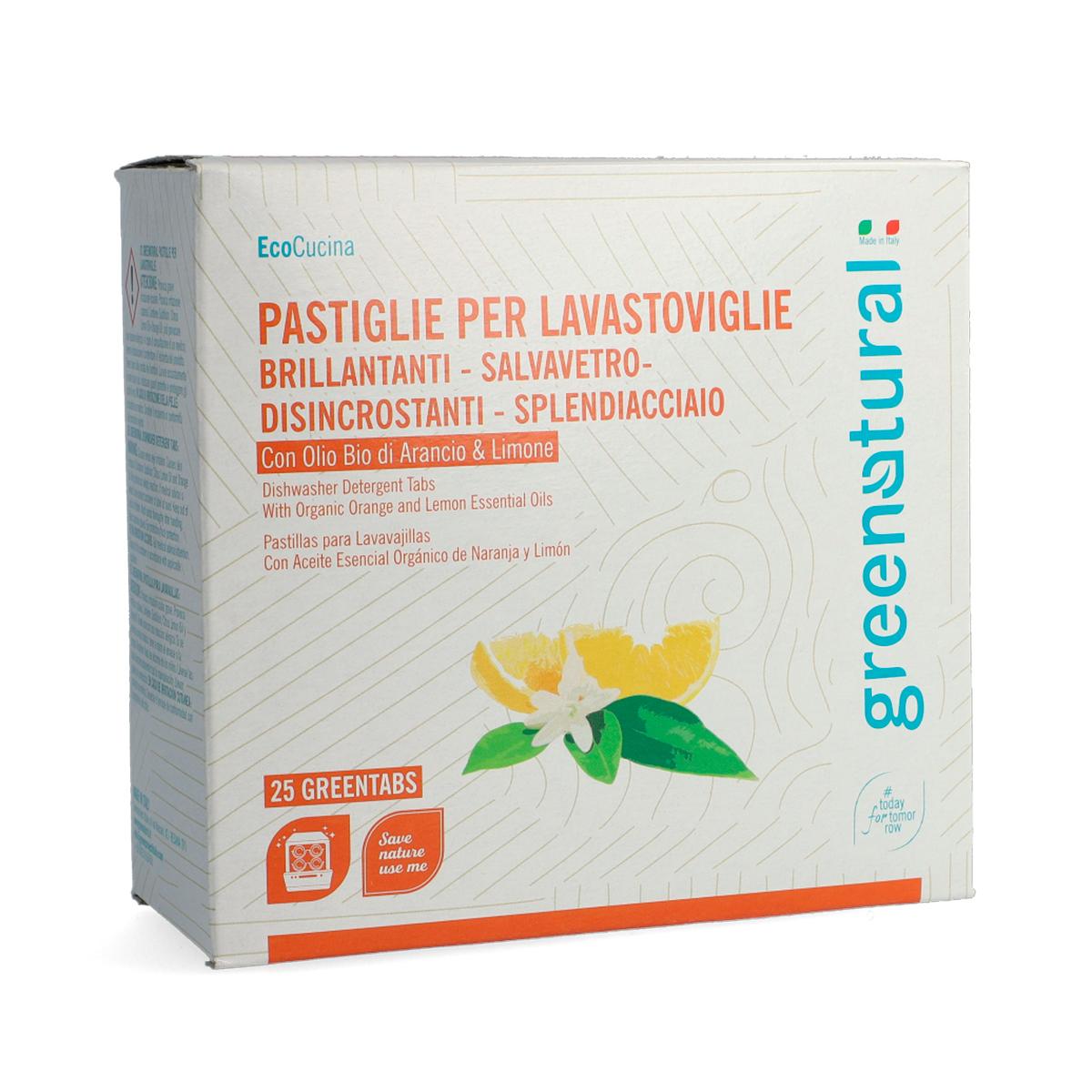 Greentabs  lavavajillas Greenatural 25 pastillas