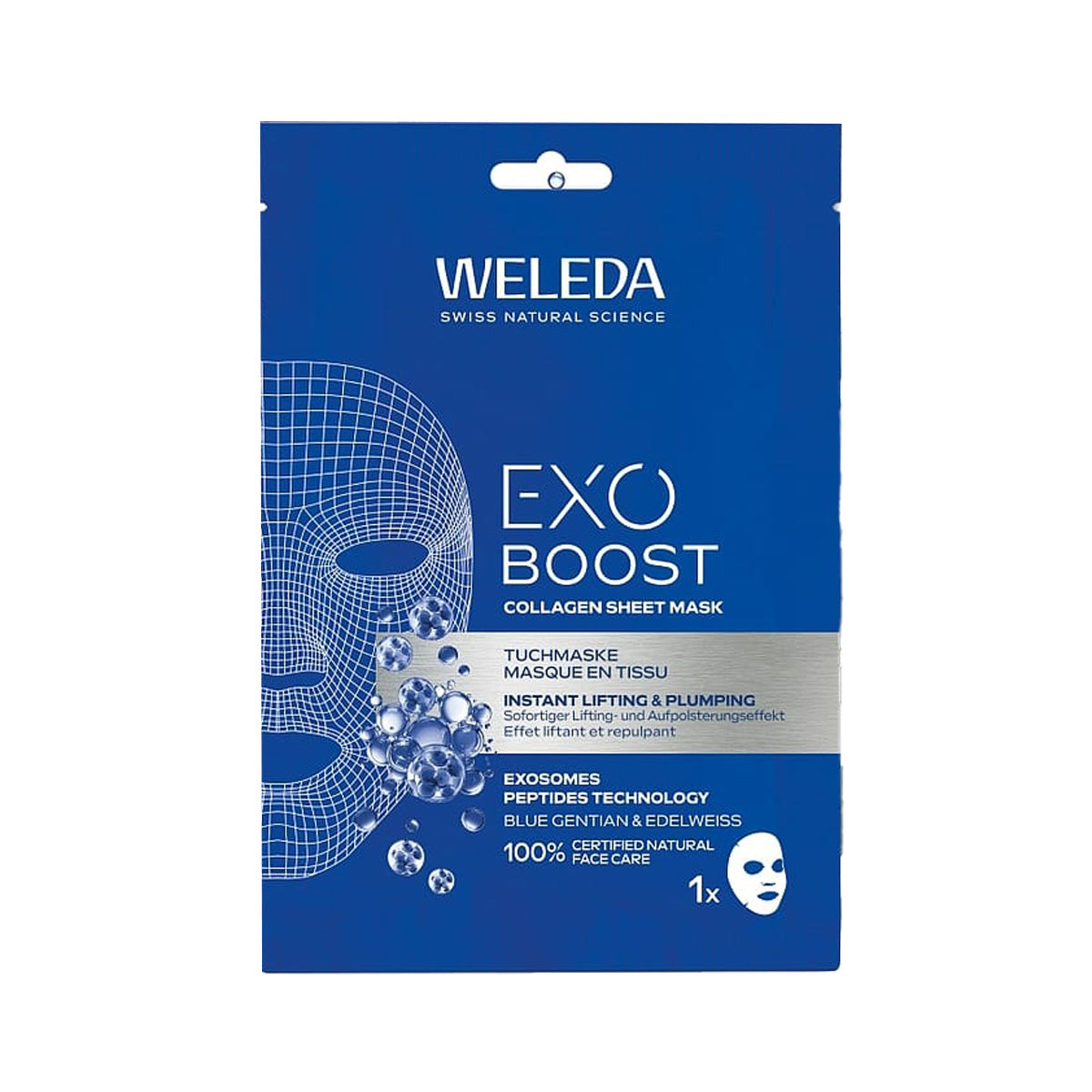 EXO Sheet Mask Redensificante Weleda 20 ml