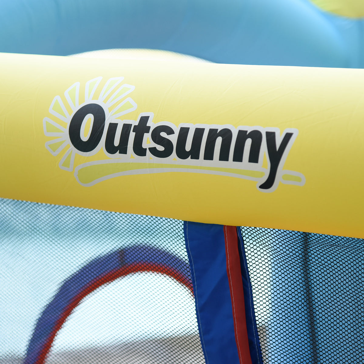 Castillo Inflable Infantil Outsunny Tela Oxford, Poliéster Multicolor 360x175x180 Cm_4