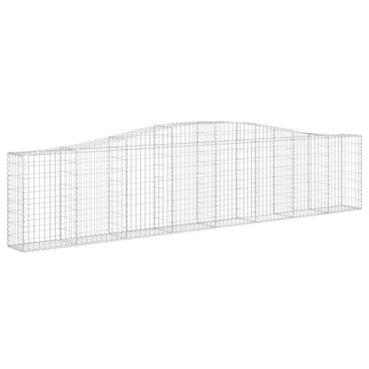 Cestas De Gaviones 10 Uds Forma De Arco Hierro 400x30x80/100 Cm_2