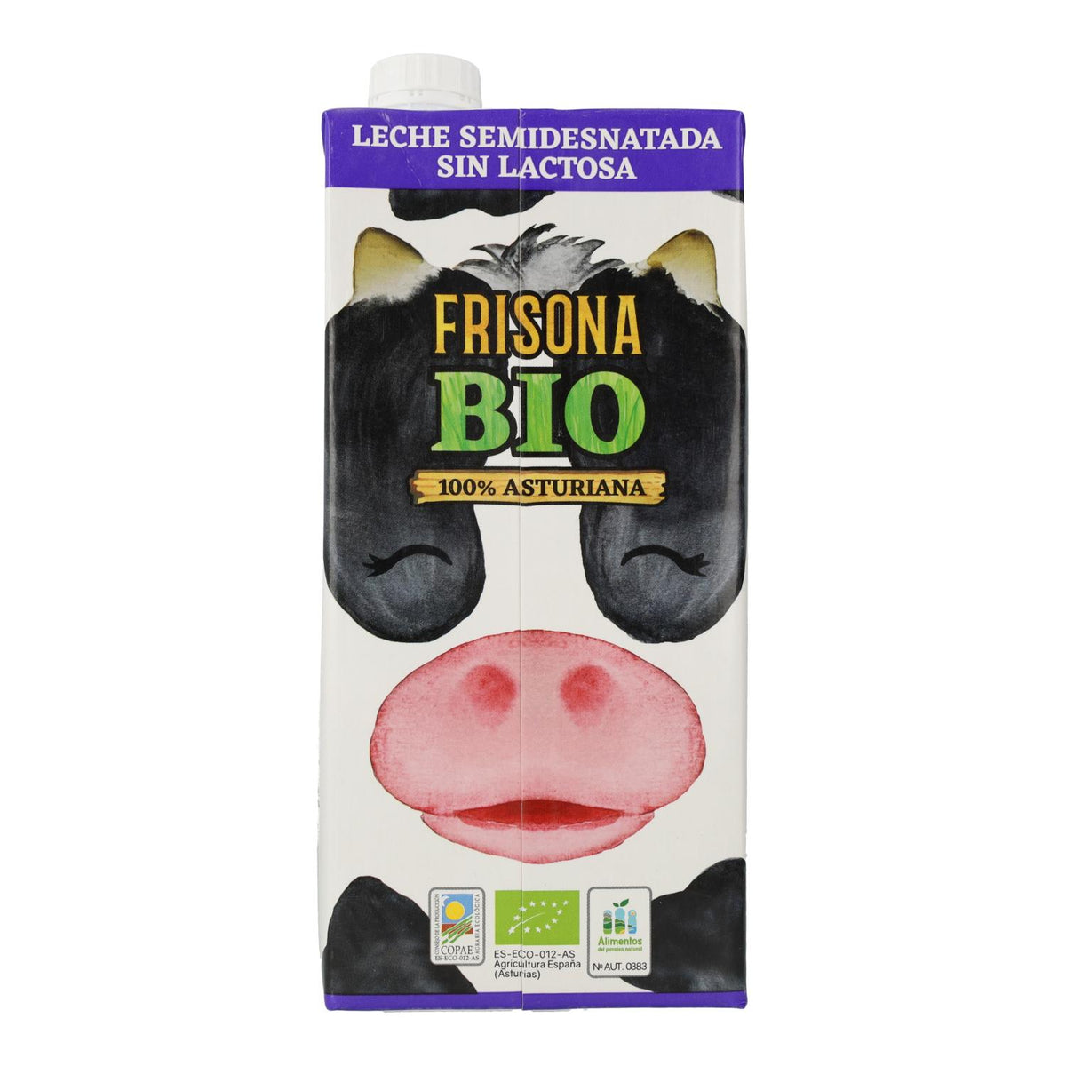 Leche Semi Desnatada Sin Lactosa Frisona Bio 1L