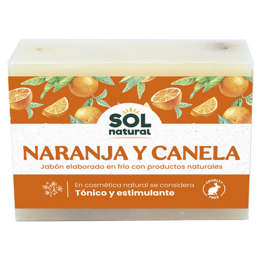 Jabón de Canela y Naranja Sol natural 100g