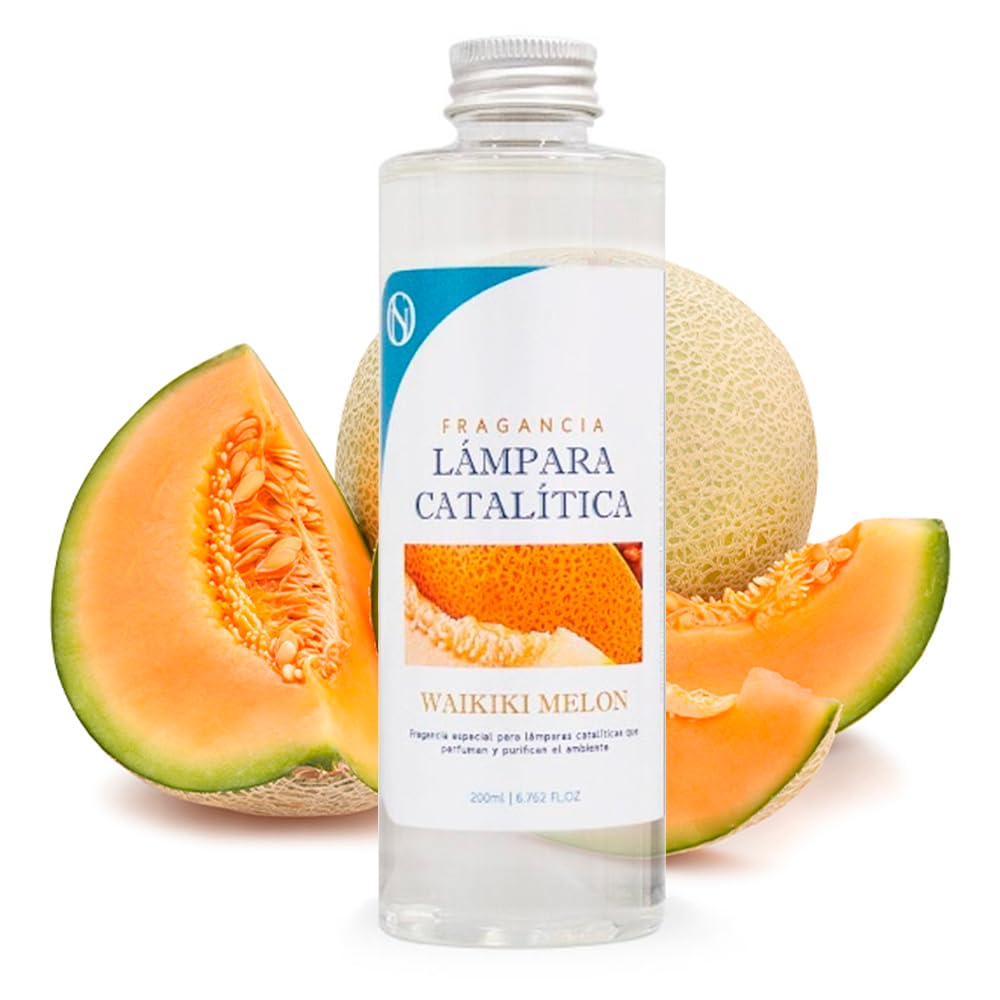 Lámpara Catalítica Orange Waves + Fragancia Waikiki Melon 500 Ml - Elimina Malos Olores, Impurezas Y Perfuma_2