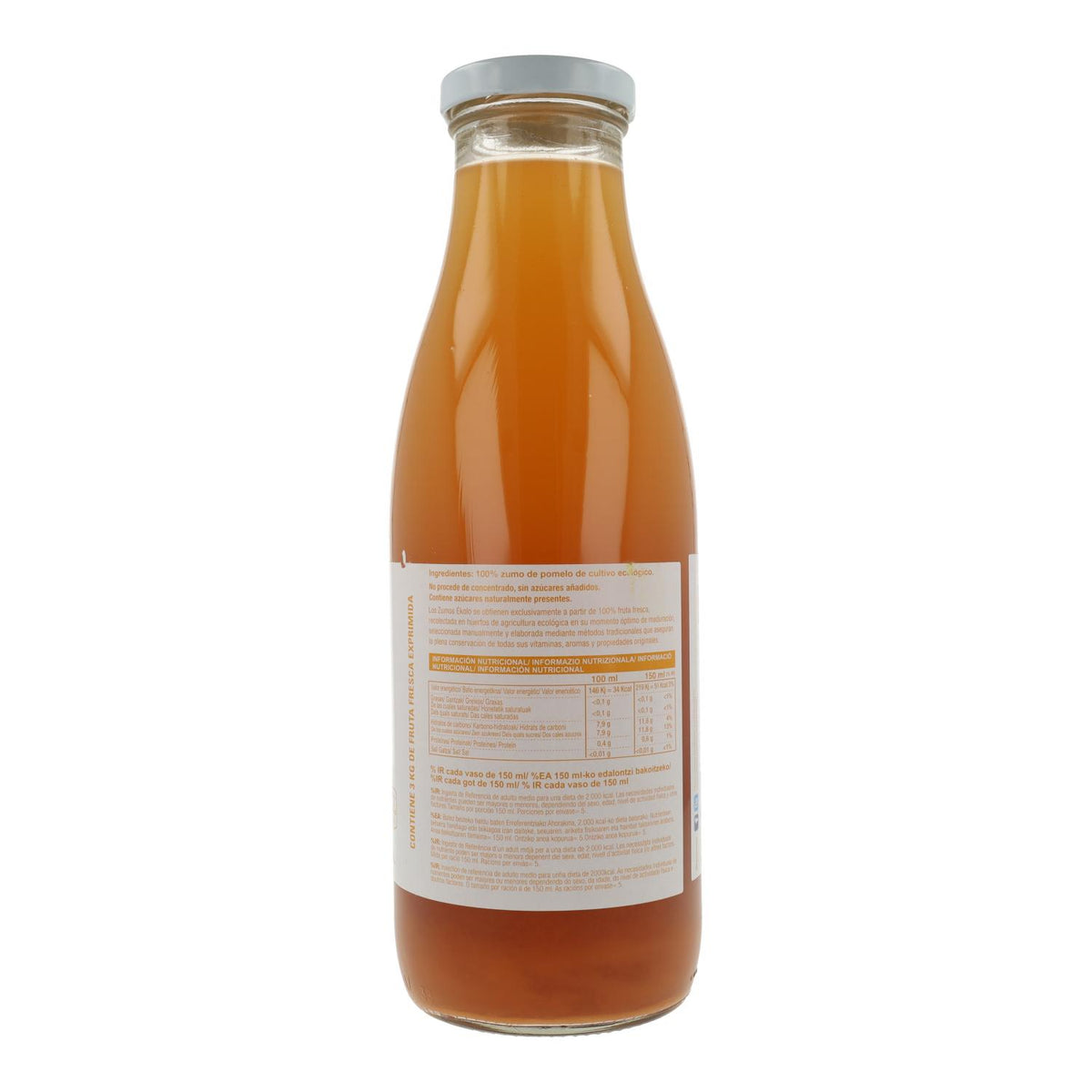 Zumo de Pomelo 100% Exprimido Bio ékolo 750ml