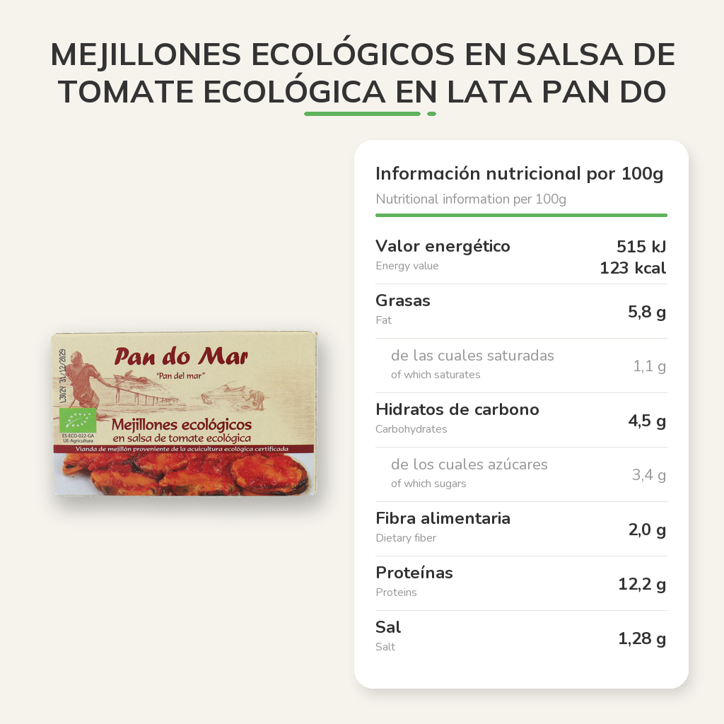 Información nutricional