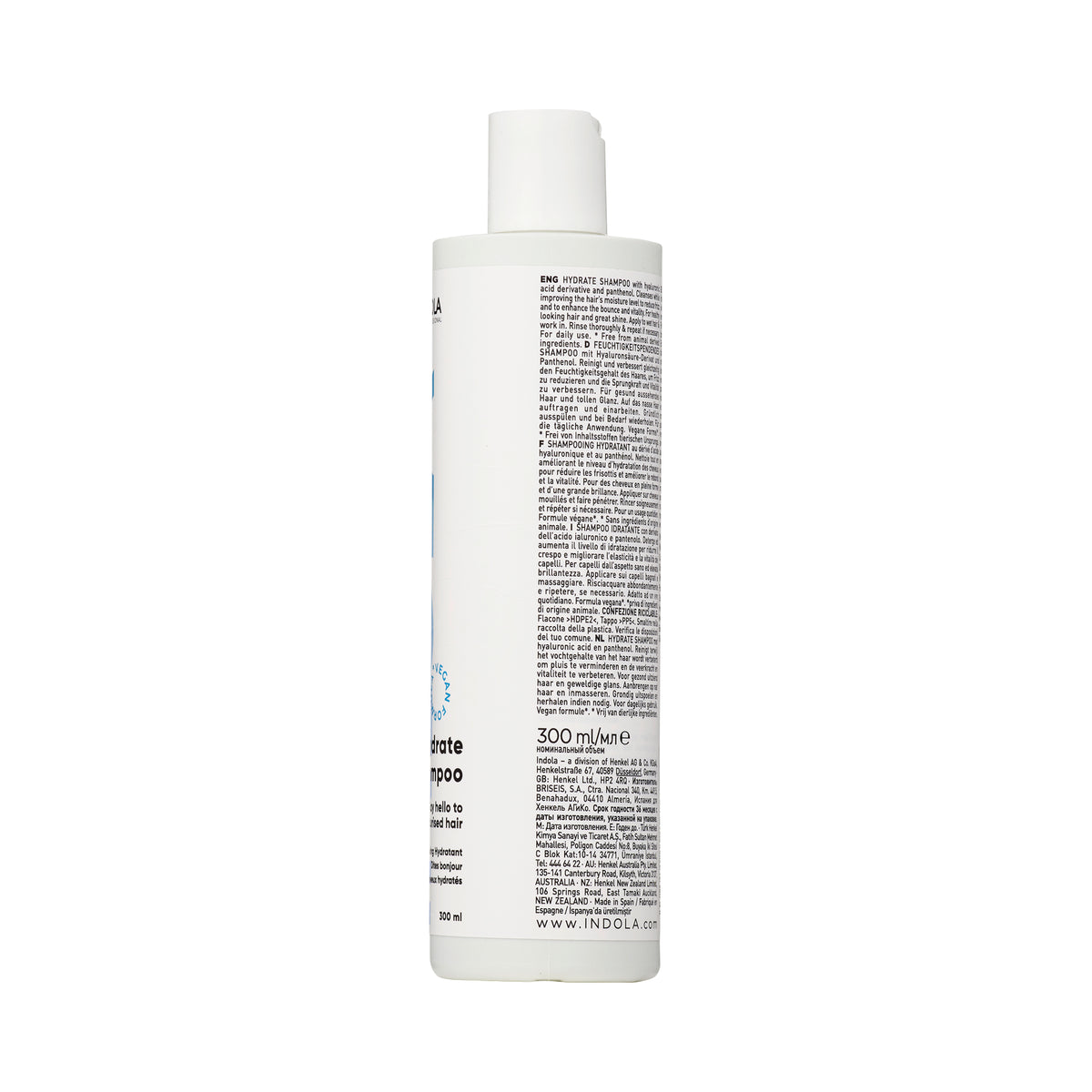 Indola Champú Hidratante Profesional Para Cabello Seco 300ml_3