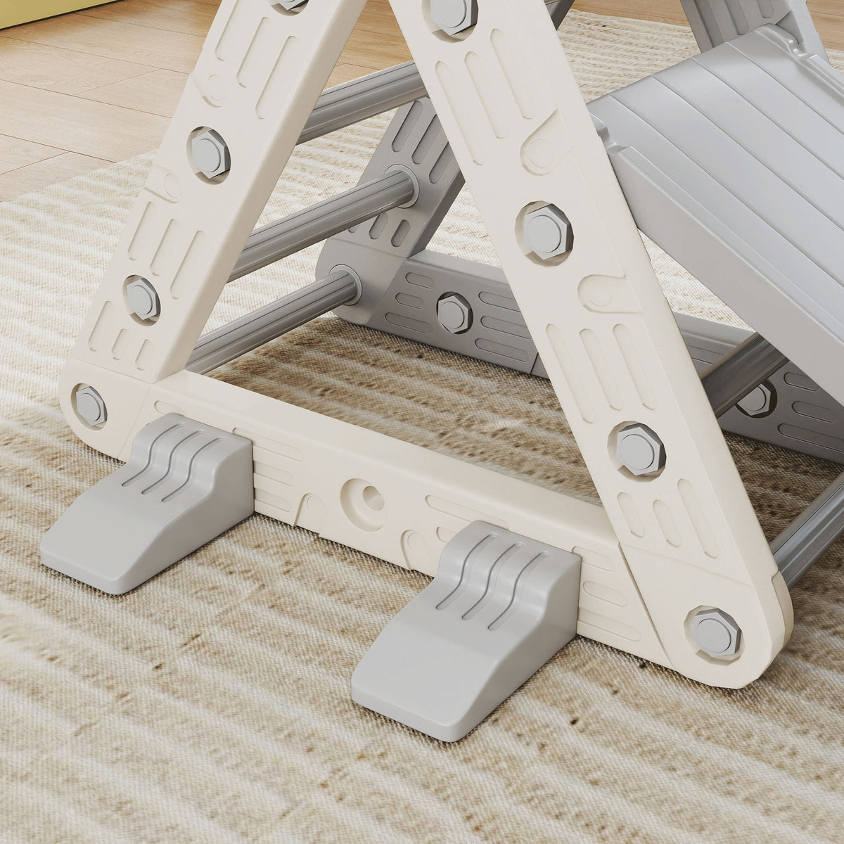 Escalada Para Niños Aiyaplay Hdpe, Pp Gris Y Blanco 130x80x69 Cm 331-095v00gy_3