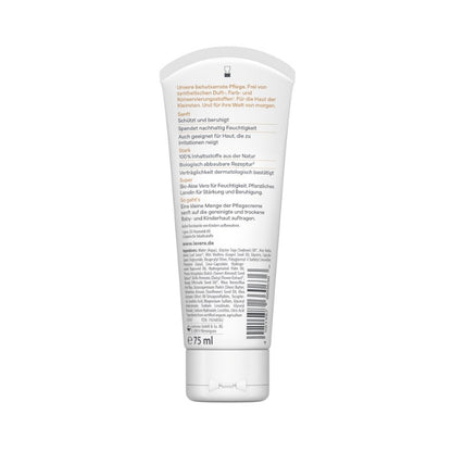 Crema hidratante ultra sensitive Bebés &amp; Niños con Aloe, Lanolina y Manteca de Karité, Lavera 75 ml