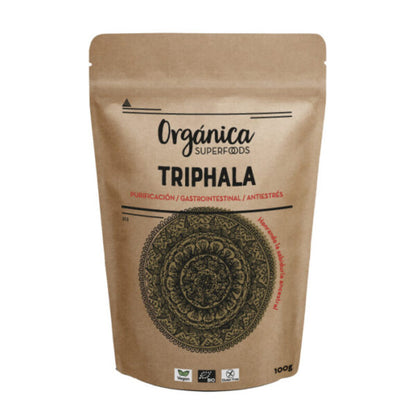 Triphala Bio En Polvo 100g - Orgánica Superfoods_0