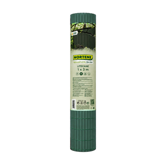 Cañizo Pvc Lite D/c 16mm Verde - Perfecto Para Tus Espacios Exteriores - 1x3 M_0