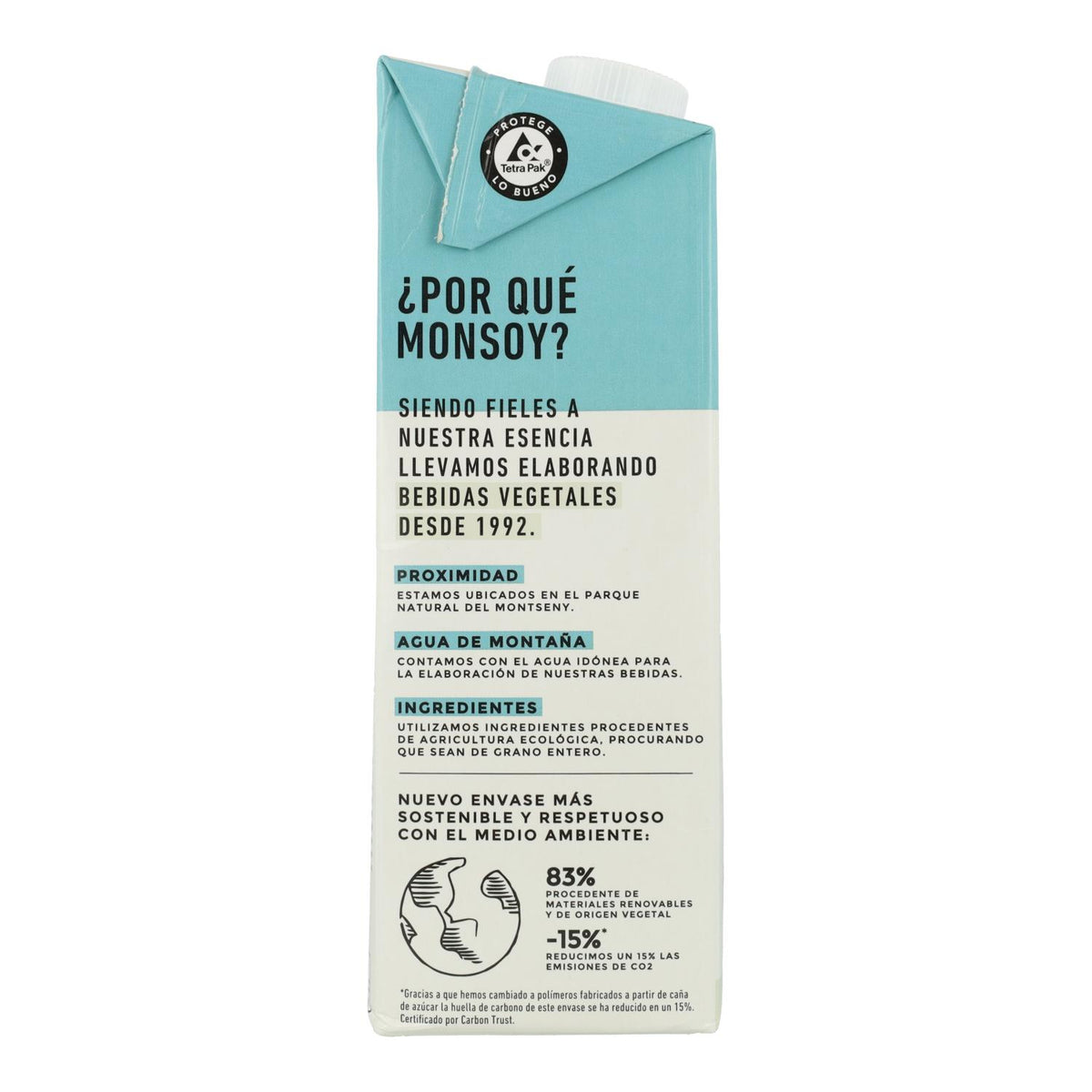 Bebida Almendra BIO Monsoy 1 L