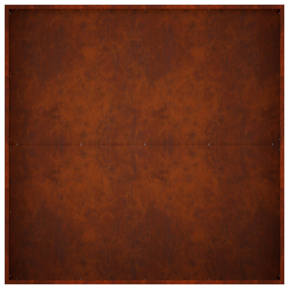 Macetero De Jardín Oxidado 80 X 80 X 30 Cm Acero Oxidado_4