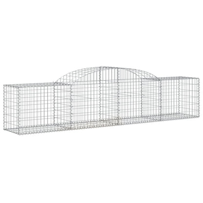 Cestas De Gaviones 20 Uds Forma De Arco Hierro 300x50x60/80 Cm_2