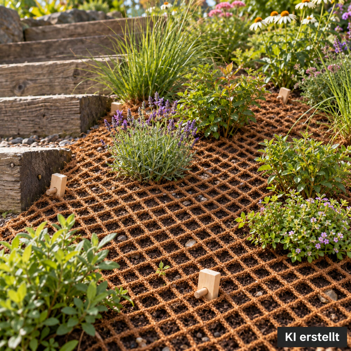 Estera De Terraplén De 25 M, Estera De Coco, Revestimiento De Estanque De 1 M De Ancho, Estera De Coco, 450 G_4