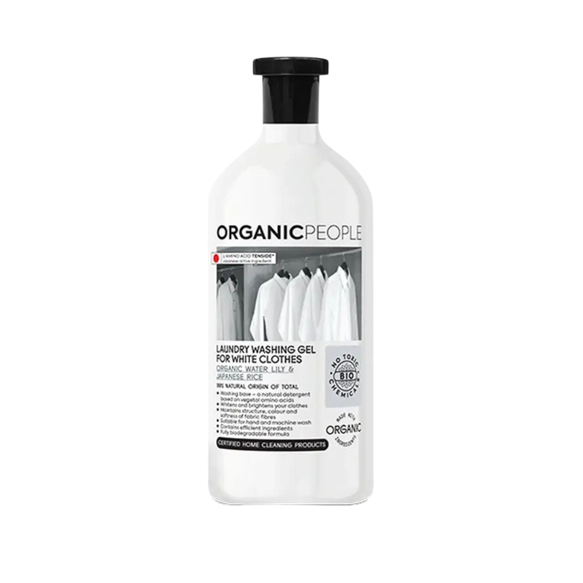 Detergente Líquido ECO Nenúfar Orgánico y Arroz Japonés, Organic People, 1000 ml