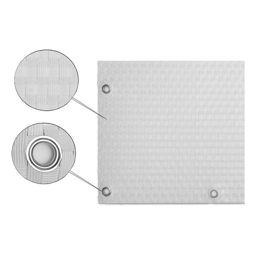 Panel De Ratán Para Balcón O Valla (blanco) 100x300 Cm_0