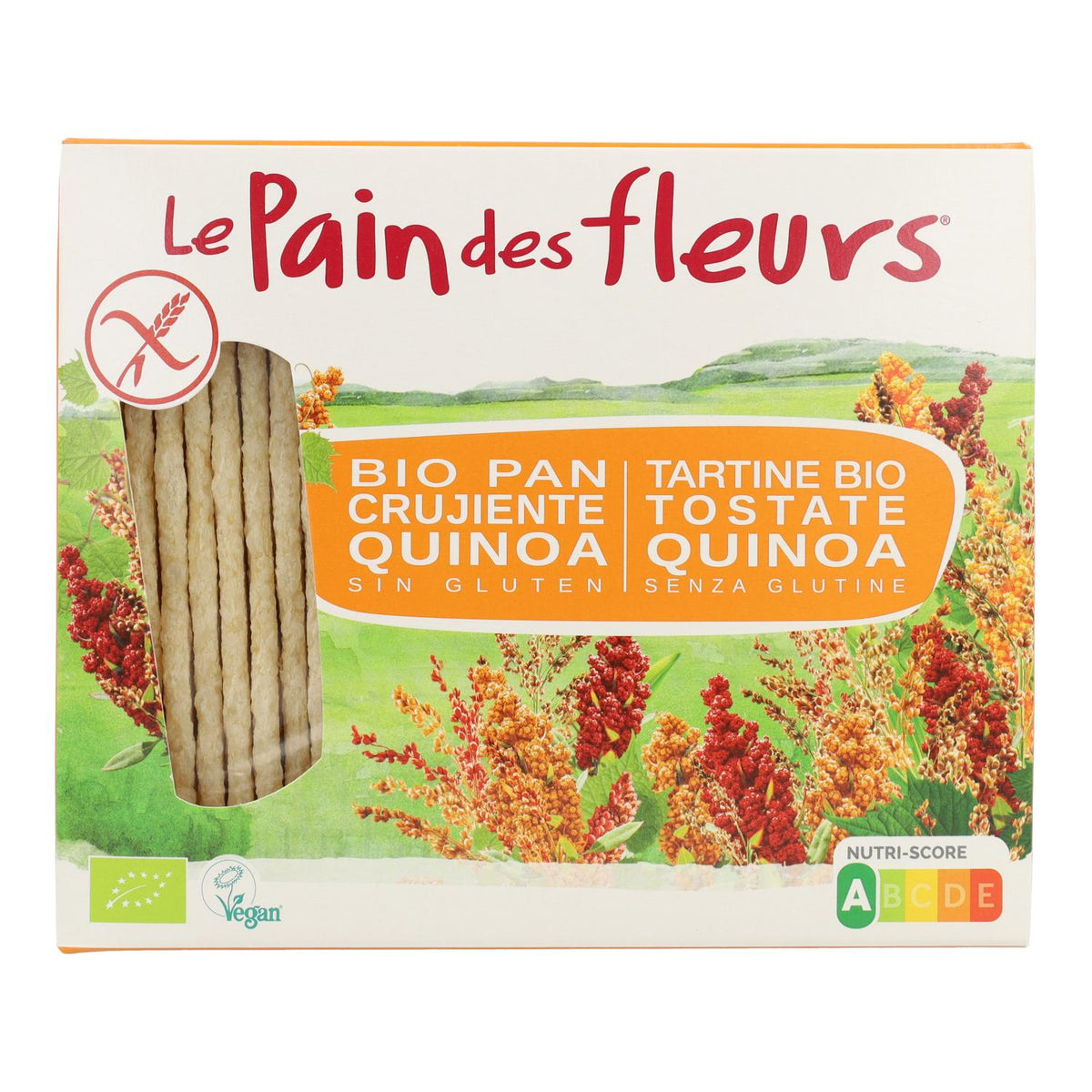 Tostadas Crujientes Crakers con Quinoa Le pain de fleurs 150 g