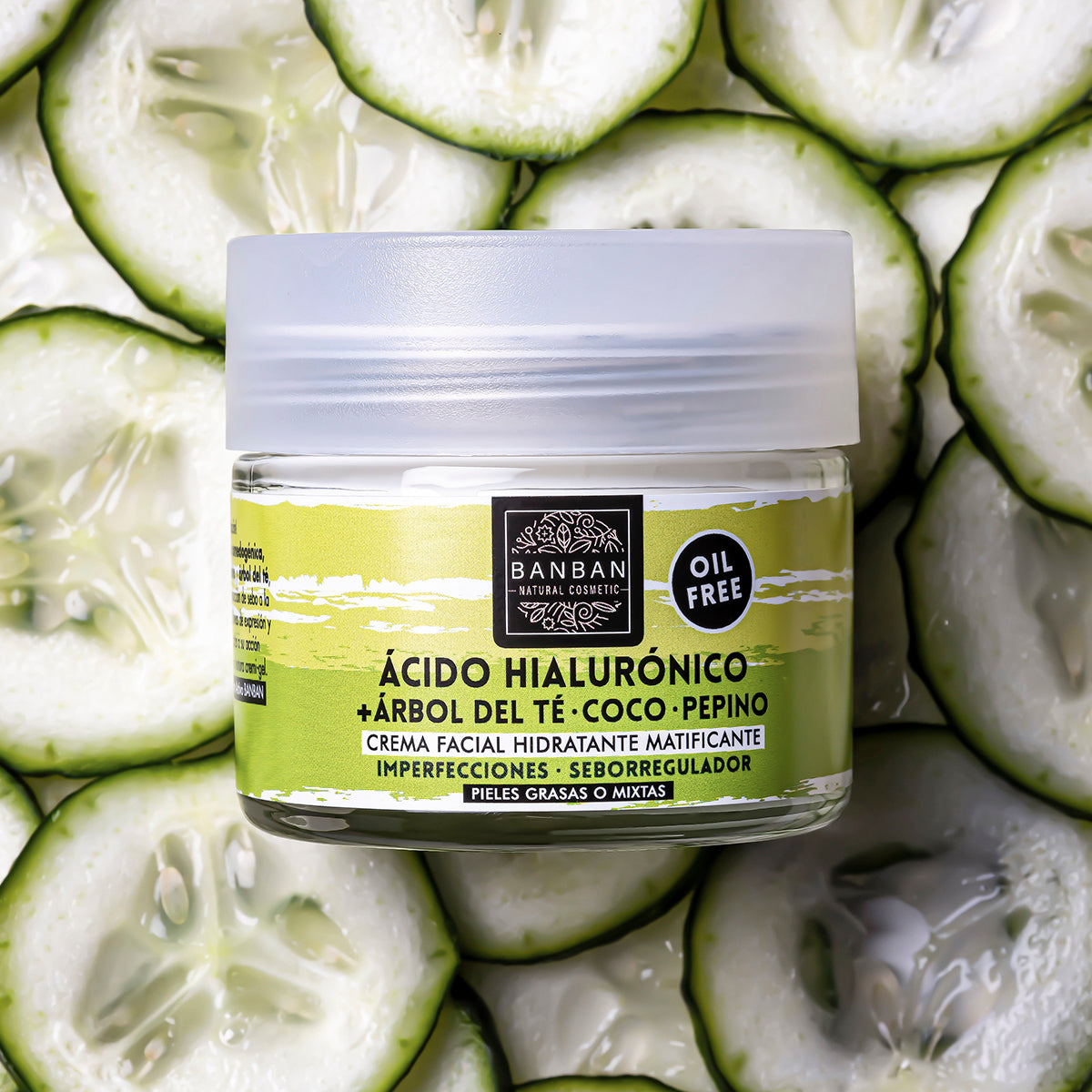 Crema Facial Árbol Del Té Y Ácido Hialurónico 50ml Banban_2