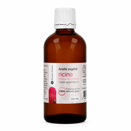 Aceite de Ricino Vegetal prensado en frío Planeta Huerto 100 ml