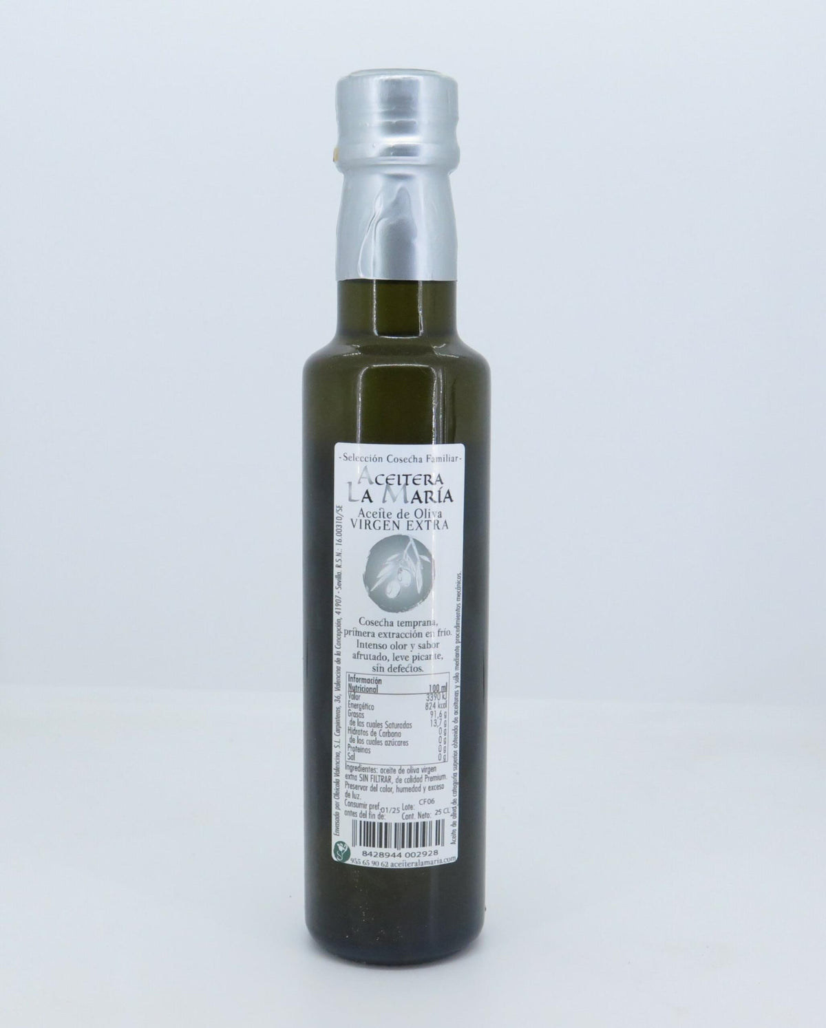 Aceite De Oliva Virgen Extra 25 Cl Cristal Cosecha Familiar 2026/2027_1