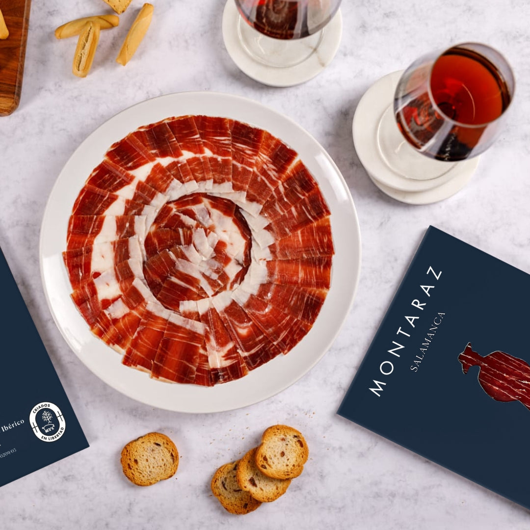 Caja Regalo Gourmet | 7 Loncheados De Jamón De Cebo De Campo Ibérico 50% Raza Ibérica Envasados Al Vacío 700g_3
