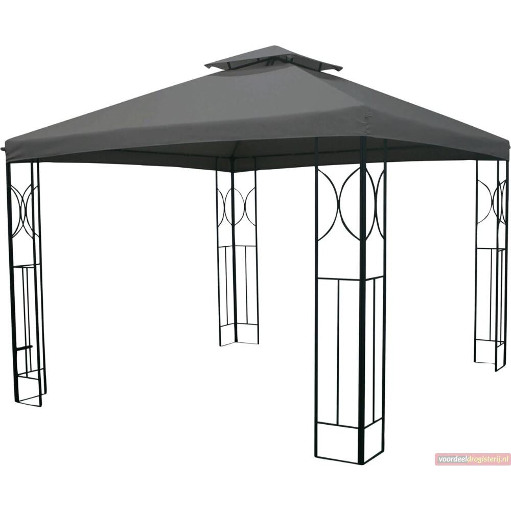 Carpa para eventos 300 x 300 x 265 cm Crema