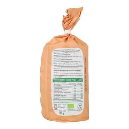 Tortitas de Arroz y Lentejas Sin Gluten Bio El Granero, 115 g