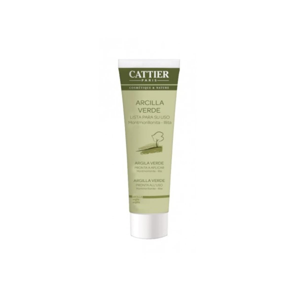 Arcilla verde lista para usar Cattier, 100 g