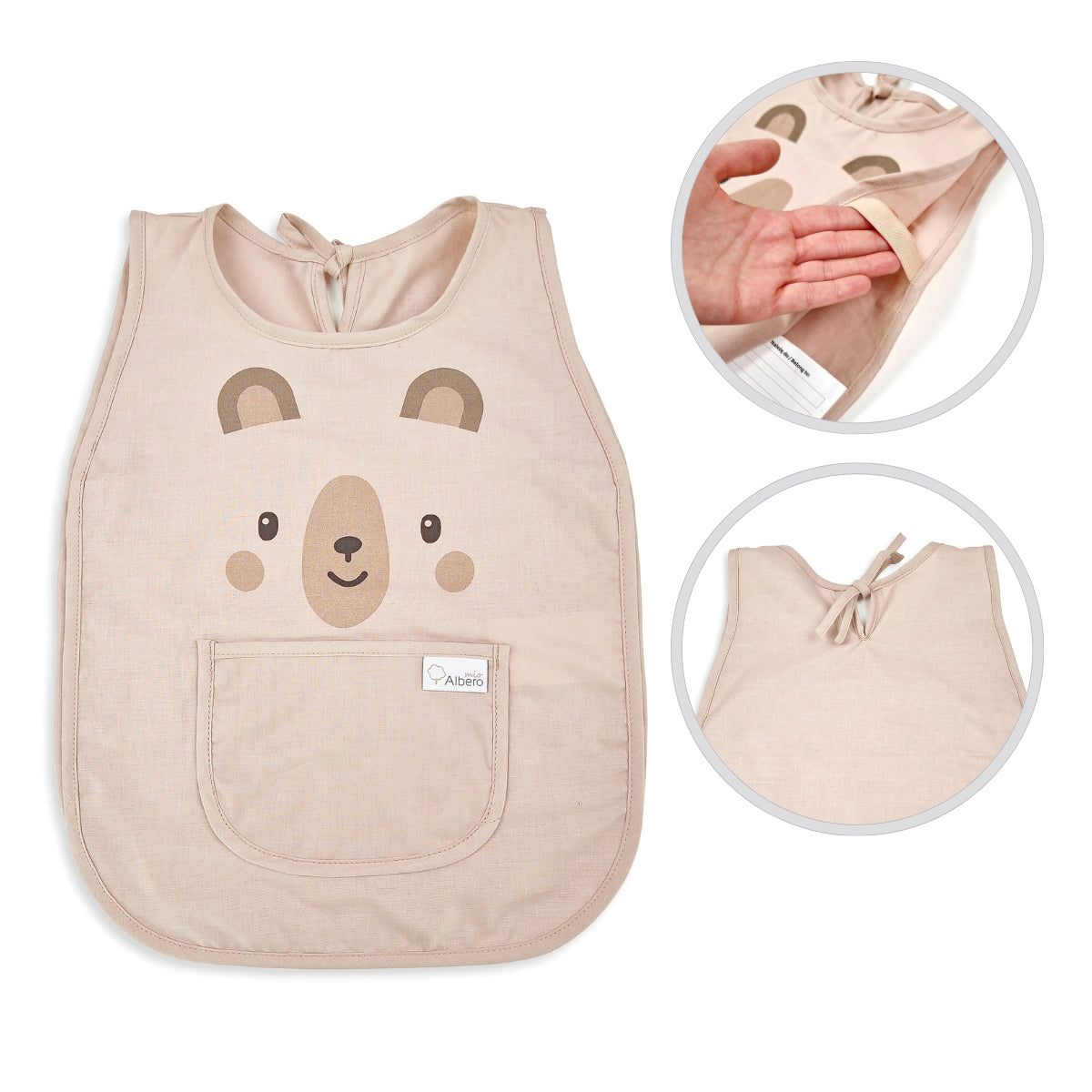 Baby Babero Algodón 45x35 Cm Teddy Bear Kids_0