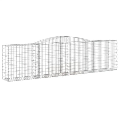 Cestas De Gaviones 15 Uds Forma De Arco Hierro 400x50x100/120cm_2