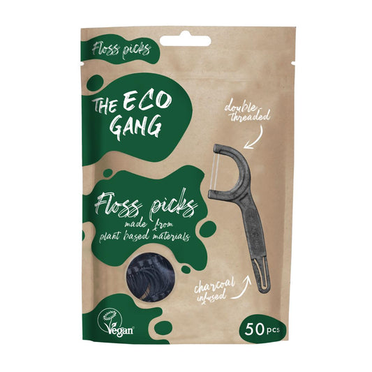 Hilo dental - Carbón Activo The Eco Gang 50 unidades