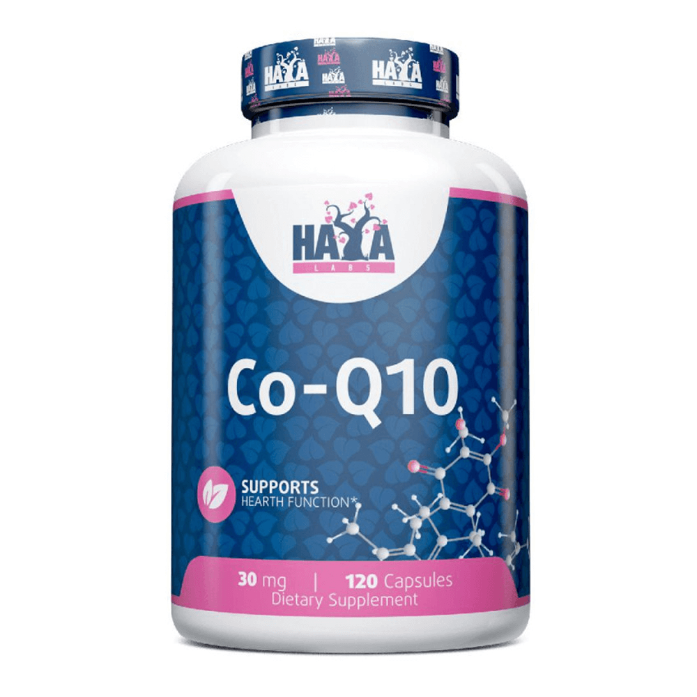 Co-q10 30mg - 120 Cápsulas Vegetales - Antioxidantes - Haya Labs_0
