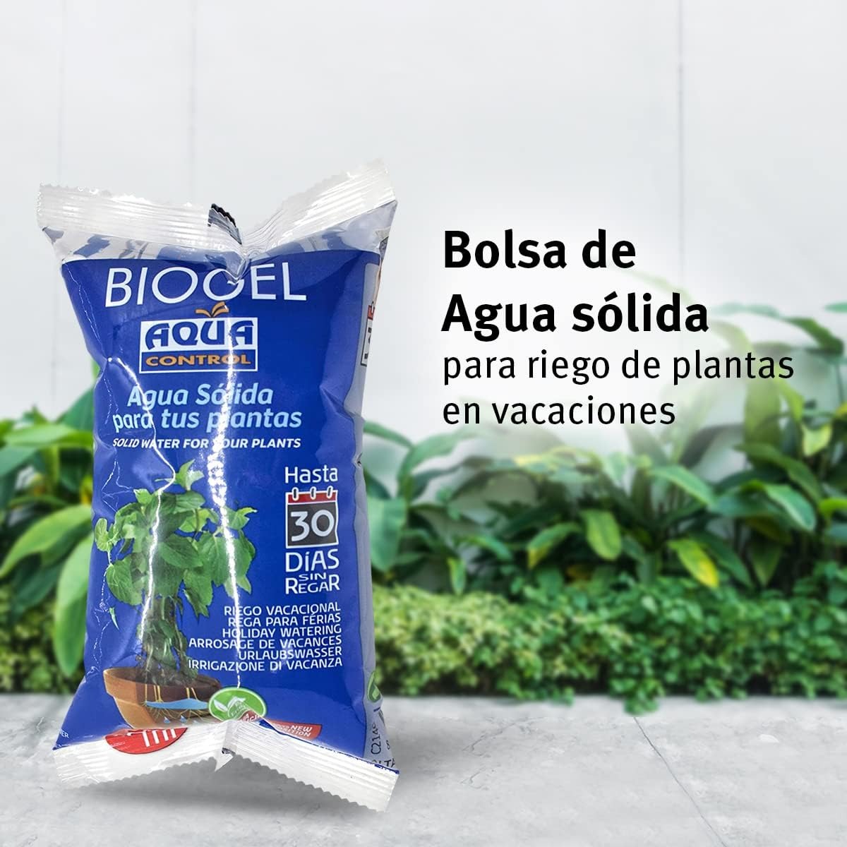 Pack 5x Gel de Riego Biogel Aqua Control 200 ml