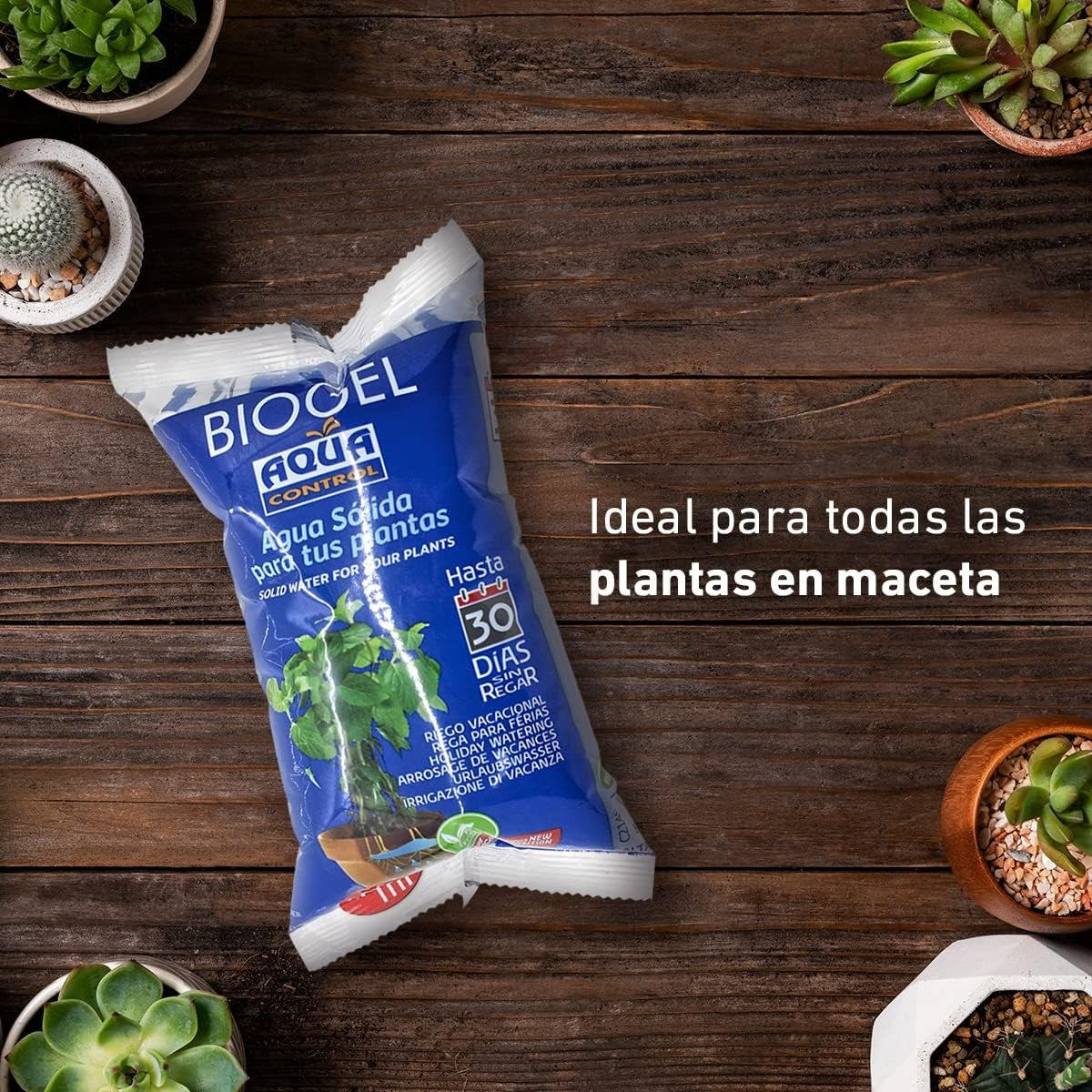 Pack 5x Gel de Riego Biogel Aqua Control 200 ml