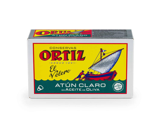 Atún Claro En Aceite De Oliva Ortiz 120gr_0