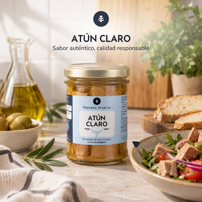 Pack 6x Atún claro MSC en aceite de oliva virgen extra ECO Planeta Huerto 200 g