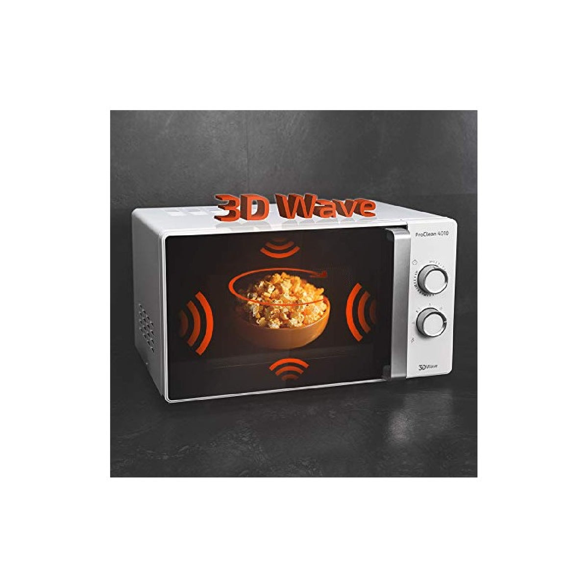 Proclean 4010 Microondas Con Revestimiento Ready2clean Para Una Mejor Limpieza, Tecnología 3dwave, 700 W, 23 L, Diseño Elegante Con Puerta Fullcryst_1
