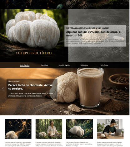 Melena De León En Polvo Bio - 100g | Complejo De Hongos Ecológico Vegano Para Café Y Smoothies, 100% Natural, Sin Gluten_5