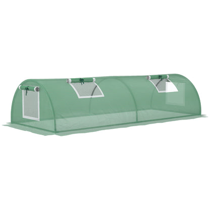 Invernadero Pequeño Outsunny Pe, Acero Verde 200x80x45 Cm_0
