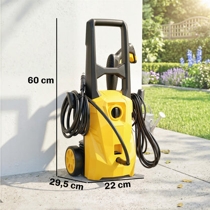 Hidrolimpiadora A Presión Outsunny Pp, Cobre Amarillo 29.5x22x60 Cm_2