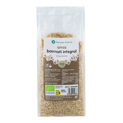 Arroz Basmati integral ECO Planeta Huerto 500 g