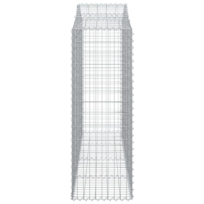 Cestas Gaviones 11 Uds Forma De Arco Hierro 200x50x140/160 Cm_4