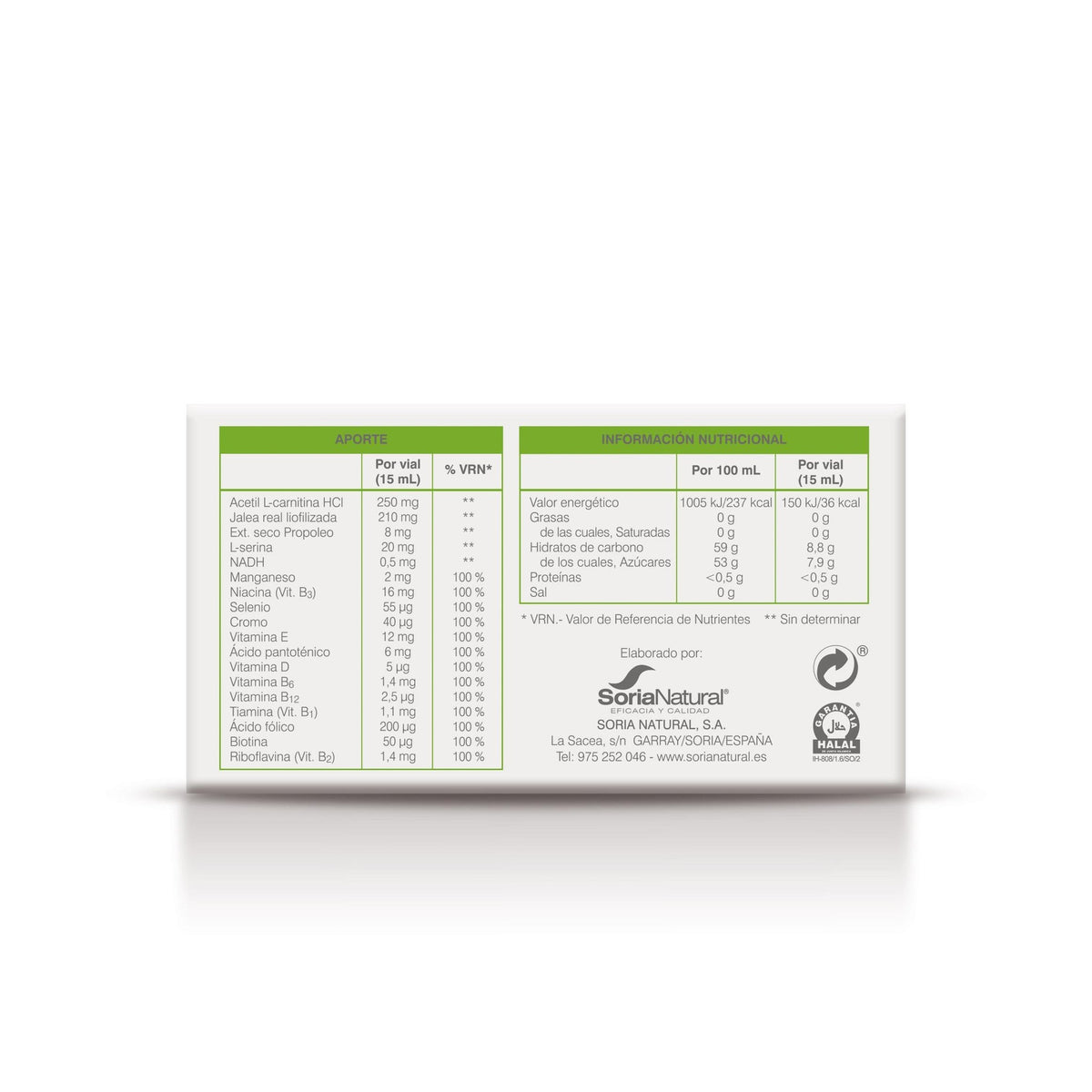Fost Print Classic Soria Natural 20 viales con 15 ml cada uno.